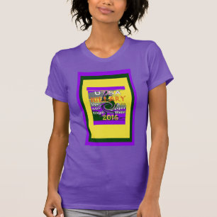 Vintage USA Stärker Zusammen Abstract Art Print T-Shirt