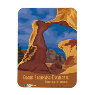 Vintage Utah Große Treppe Magnet