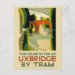 Vintage Uxbridge England Travel Postkarte