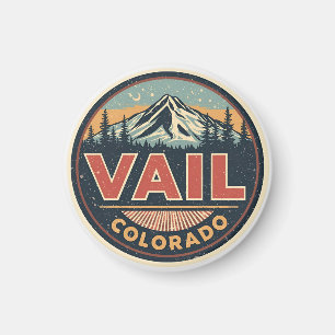 Vintage Vail Colorado Outdoor-Seilbahn-Souvenirs  Magnet