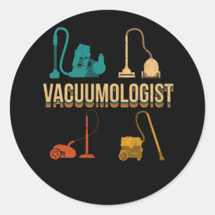 Vintage Vakuum Isolierte Vakuumbeutel für Kleidung Runder Aufkleber