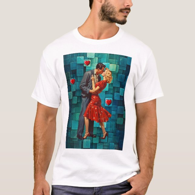 VINTAGE VALENTIN LEIDENSCHAFT T-Shirt (Vorderseite)