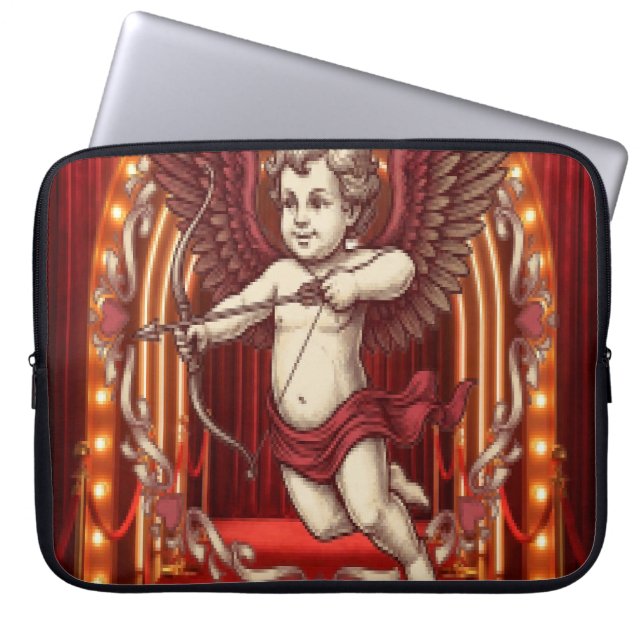 Vintage Valentine Day  Laptopschutzhülle (Vorderseite)