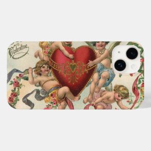 Vintage Valentine, Viktorianische Engel Cherubs He Case-Mate iPhone 14 Hülle