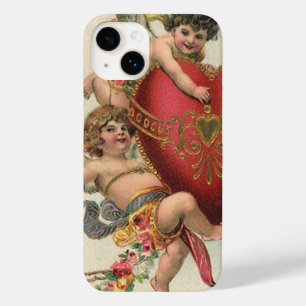 Vintage Valentine, Viktorianische Engel Cherubs He Case-Mate iPhone 14 Hülle