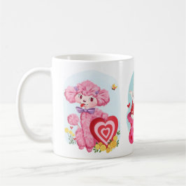 Vintage Valentine Whimsical Retro Trio Kaffeetasse
