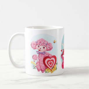 Vintage Valentine Whimsical Retro Trio Kaffeetasse