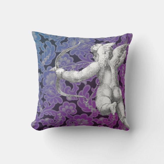 Vintage Valentinkuppe dekorativ Kissen (Vorderseite)