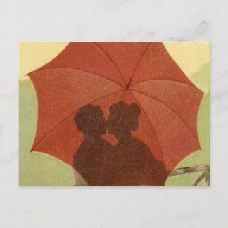 Vintage Valentins-Kuss ! Feiertagspostkarte