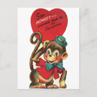 vintage Valentinskarten für Kinder Feiertagspostkarte