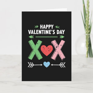 Vintage-Valentinskarten Xoxo Karte