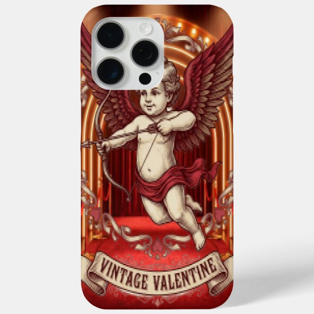 Vintage Valentinstag  Case-Mate iPhone Hülle (Rückseite)