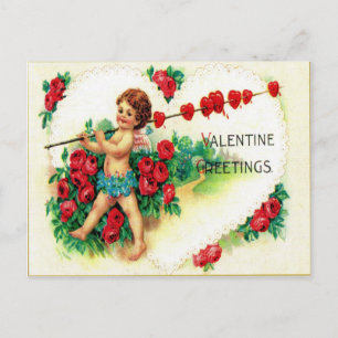 Vintage Valentinstag Feiertagspostkarte