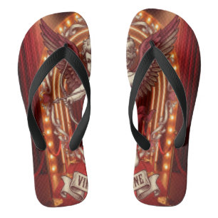 Vintage Valentinstag  Flip Flops