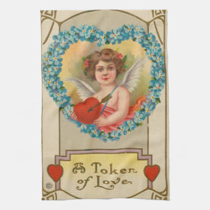 Vintage Valentinstag, Stecher Litho Company, ca. 1 Geschirrtuch