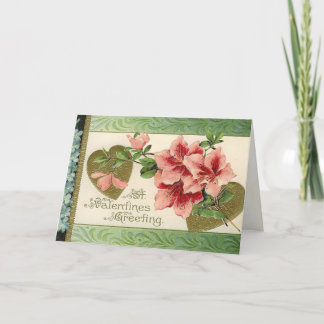 Vintage Valentintagskarte Feiertagskarte