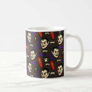 Vintage-Vampir – Halloween-Horror-Ikonen Kaffeetasse