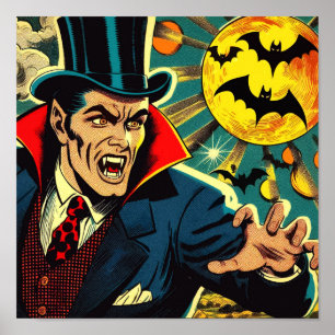 Vintage Vampire-Comicen Poster