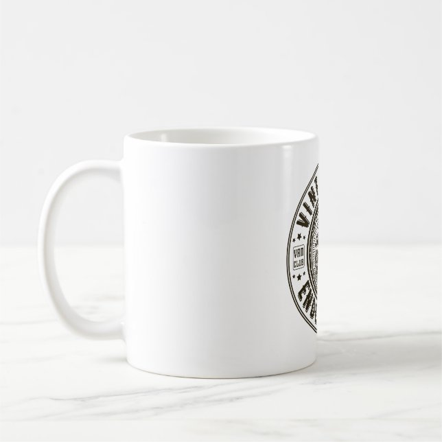 Vintage Van Endloser Plan Kaffeetasse (Links)
