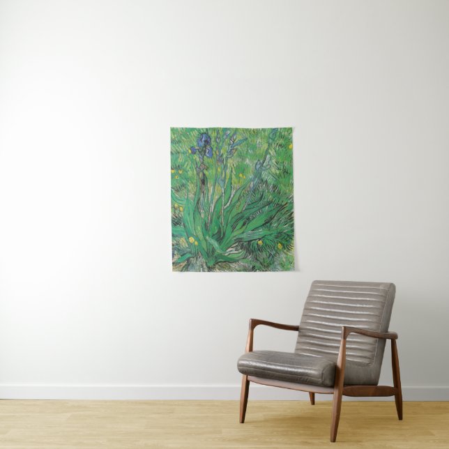 Vintage Van Gogh Iris  Wandteppich (Beispiel)