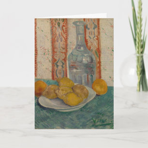Vintage Van Gogh Küchenkunst - Stillleben Zitrone Karte