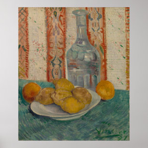 Vintage Van Gogh Küchenkunst - Stillleben Zitrone Poster