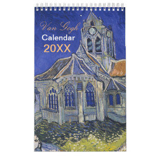 Vintage Van Gogh Kunstkalender Kalender