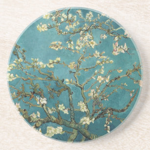 Vintage Van Gogh Mandelblüten Getränkeuntersetzer