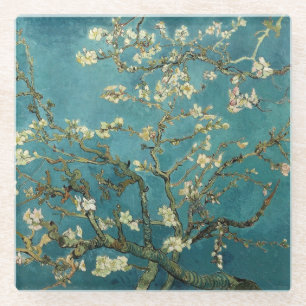 Vintage Van Gogh Mandelblüten Glasuntersetzer