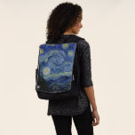 Vintage Van Gogh-Nacht Rucksack<br><div class="desc">Dieses Design ist inspiriert von Vincent van Gogh's Öl aus dem Jahr 1889 auf Leinwand Malerei namens "The Starry Night".</div>