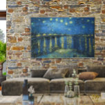 Vintage Van Gogh Starry Night über der Rhone Leinwanddruck<br><div class="desc">Ein schöner Ausdruck von ''Starry Night Over The Rhone'', 1888 von Vincent Van Gogh (1853 - 1890) gemalt. Das Gemälde faszinierte die nächtliche Umgebung rund um die Rhone. Die Herausforderung der Malerei in der Nacht faszinierte Van Gogh und in der Malerei Starry Night Over the Rhône wählte er einen Aussichtspunkt,...</div>