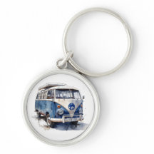 Vintage Van in Delft-Blau anpassbar