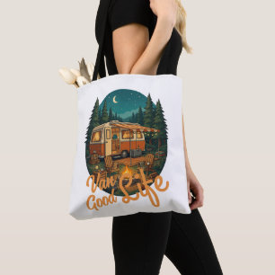 Vintage Van Life Good Life Abenteuer Camping Abzei