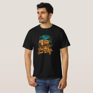 Vintage Van Life Good Life Abenteuer Camping Abzei T-Shirt