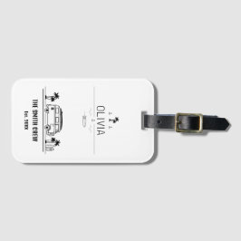 Vintage Van Life Surfer Crew Gepäckanhänger