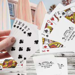 Vintage Van Life Surfer Crew Spielkarten