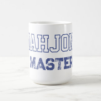 Vintage-Varsity-Mahjong-Meister-Sportgrafik Kaffeetasse
