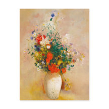 Vintage Vase der Blume (1906) von Odilon Redon