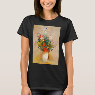 Vintage Vase der Blume (1906) von Odilon Redon T-Shirt