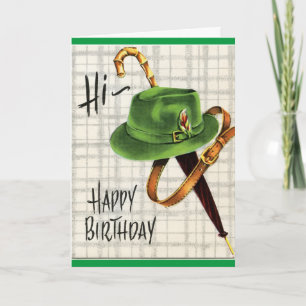 Vintage Vater Geburtstag Karte