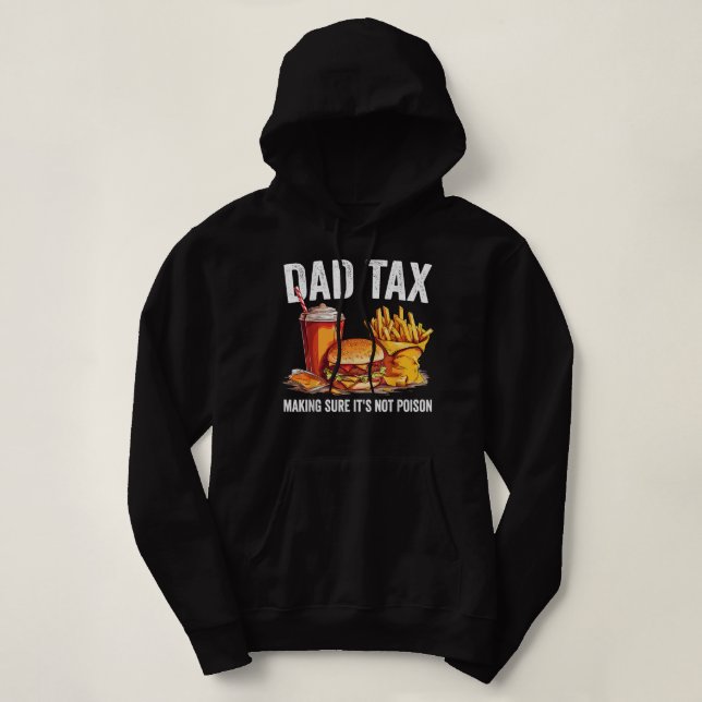 Vintage Vater-Steuer lustige Vatertag Vater-Steuer Hoodie (Design vorne)