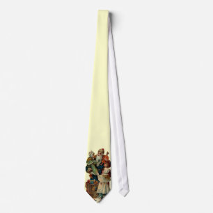 Vintage Vater-WeihnachtsKrawatte Krawatte