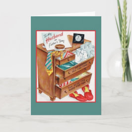 Vintage Vatertagskarte Karte