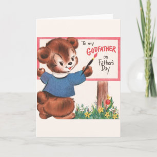 Vintage Vatertagskarte Karte