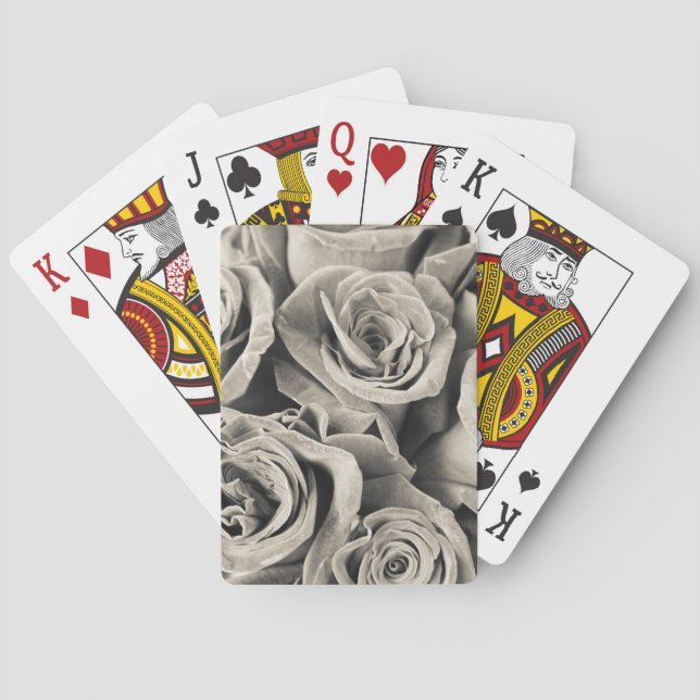 Vintage Velvet-Beauty Spielkarten (Rückseite)