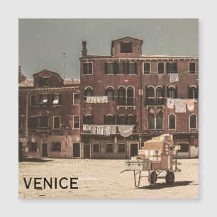 Vintage-Venedig-Foto-Magnet Magnetkarte