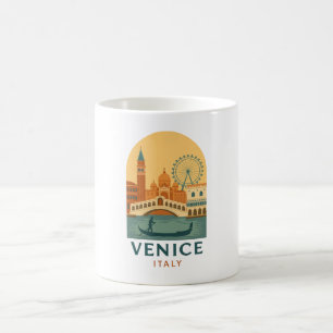 Vintage Venedig Italien Reise Kaffeetasse – Retro