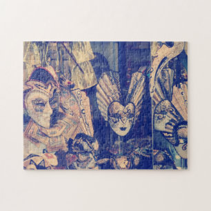 Vintage Venetian carnival masks Puzzle
