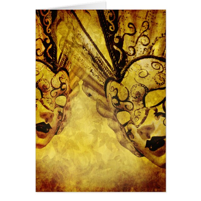 Vintage Venezianische Masken (Vorne)