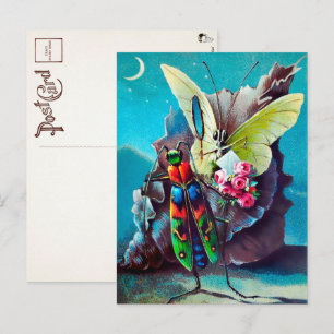 Vintage Verabredet Fehler Postkarte